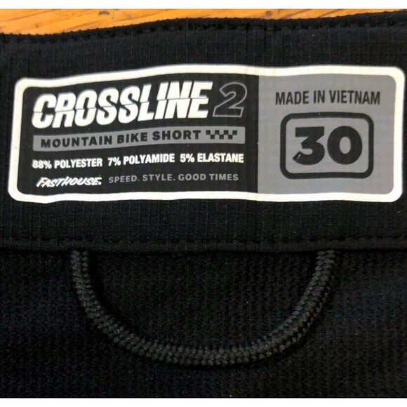 Brand New Fasthouse Men's Crossline 2 Mountain Bike Shorts Green/Black Sz 30 NWT - Picture 10 of 14